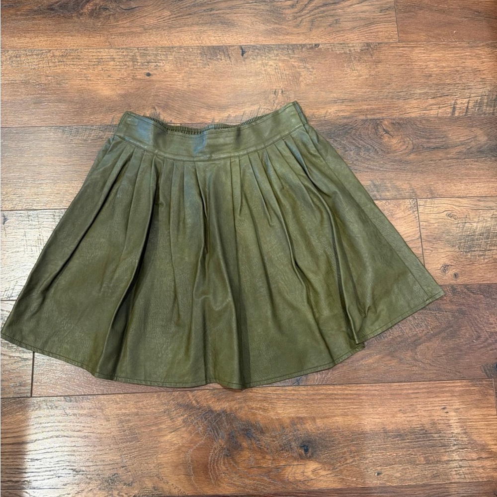 NWT! Shinestar - Faux Leather Skirt!